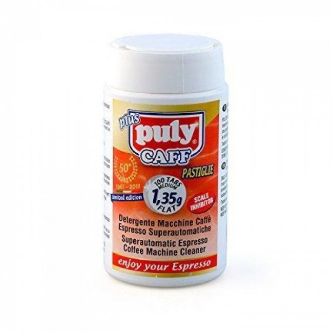 Таблетки для чистки кофеварок от кофейных смол Puly Caff 100 шт