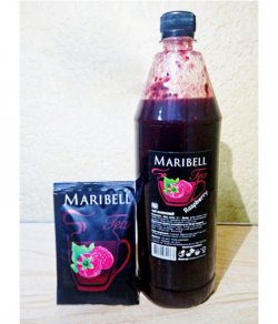 Чай концентрат Малиновый ПЭТ ТМ Maribell 1,25 кг.
