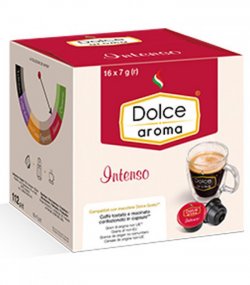 Кава у капсулах Dolce Aroma Intenso 16 шт.*7 гр.