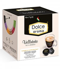 Кава у капсулах Dolce Aroma Vellutato 16 шт.*7 гр.