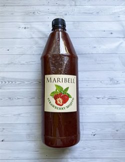 Лимонад концентрат Полуничний Мохіто Maribell 1 л.